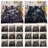3D Красота Череп с принтом Постельный комплект King Size Покрывала из микрофибры Подростковая крутая мода Комплект одеял