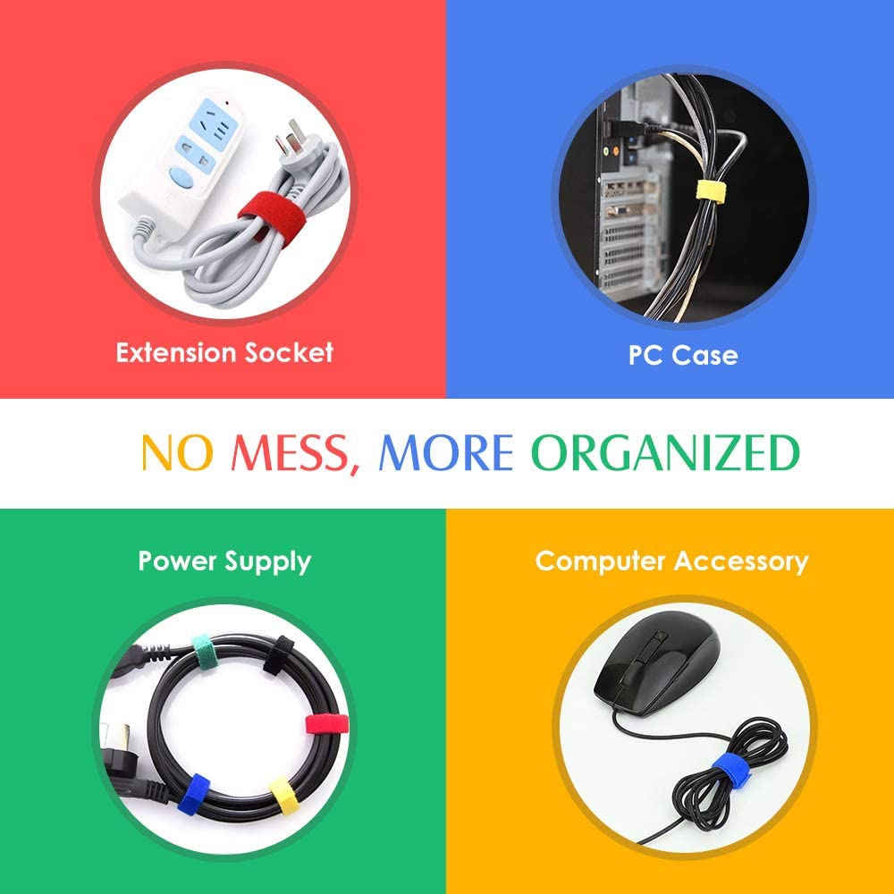5 м застежка-липучка, органайзер для кабеля, кабельные стяжки, устройство для намотки проводов, защита для управления USB-кабелями, стяжки для шнура для наушников и мыши