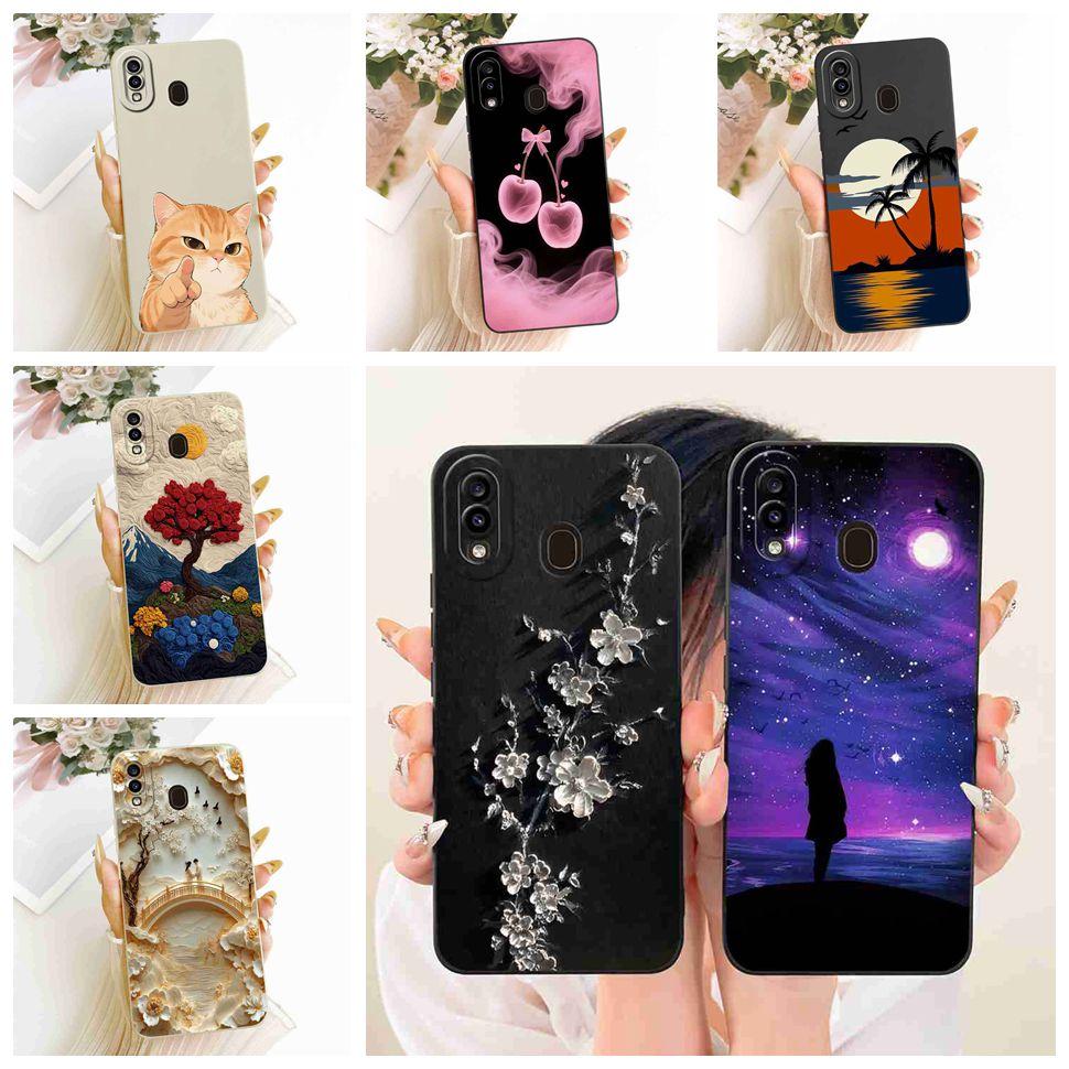 Чехол с цветочным рисунком для Samsung Galaxy A20s A20 A20e Роскошные чехлы для девочек для Samsung A20 A 20 s 20e A20s Мягкий Funda