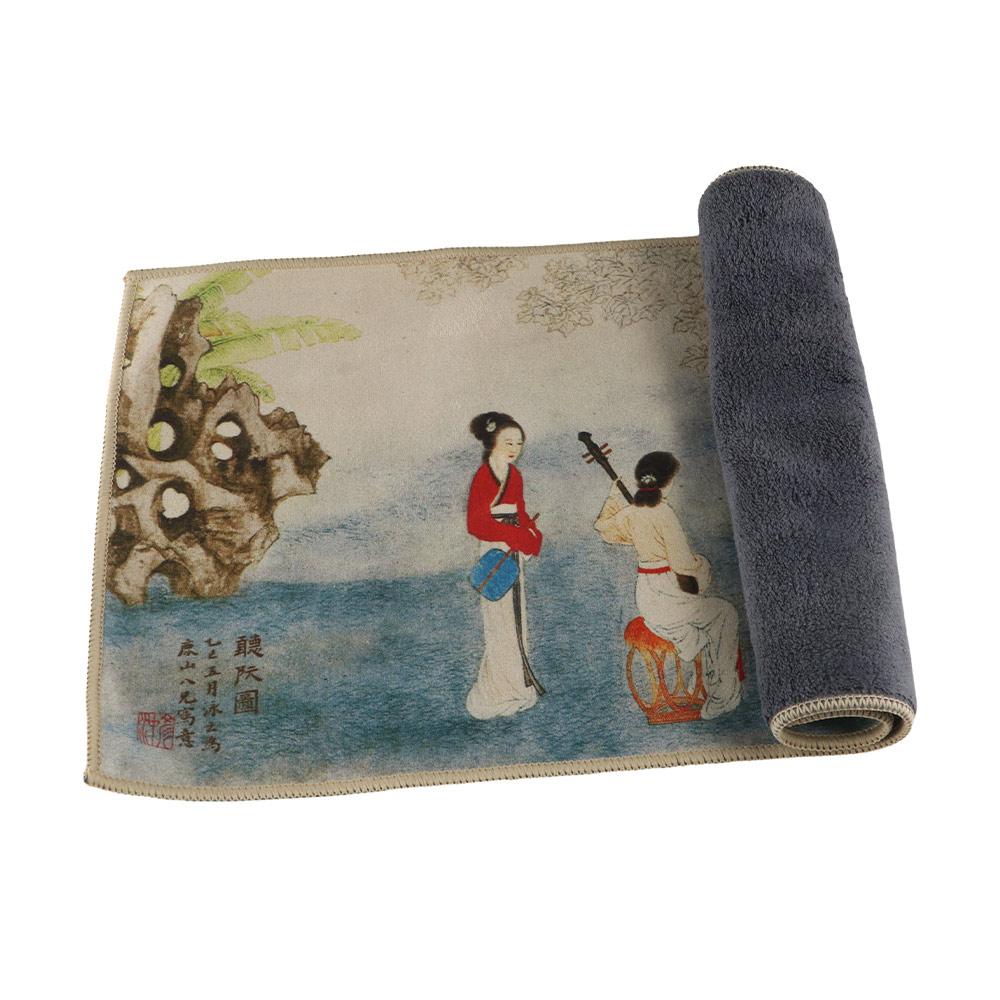 Chinese Tea Set Accessories Table Cleaning Household High-end Rag Tea Napkin Table Mats Tea Towel