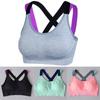 Lovely Push Up Sports Bra With Cross Straps For Yoga And Fitness Activities