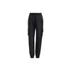 Originals Trefoil Solid Color Pocket Logo Joggers With Drawstring Cuffs Women Bottoms Black HL9067