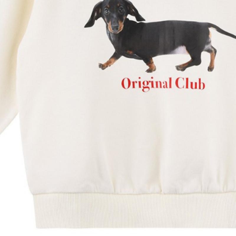 Высокий свитшот Olivan Arch цвета слоновой кости 