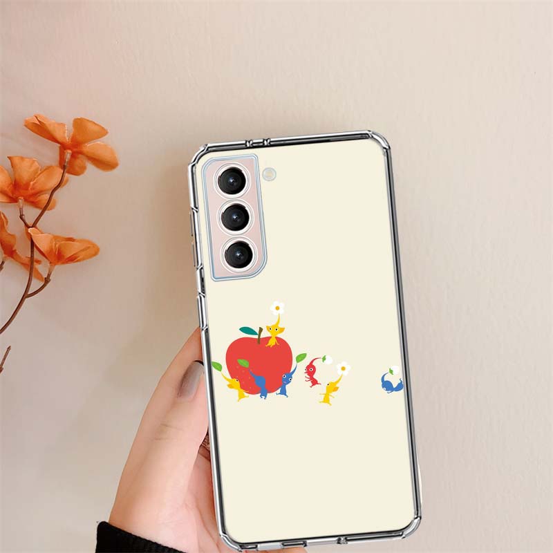 Game Pikmin 4 Phone Case For Samsung S24 FE Galaxy S22 S25 Ultra S25 Edge S21 S23 FE S20 S10 Plus Cover Shell Coque Clear Silico