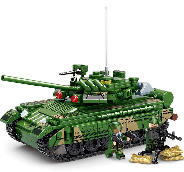 Yueyi Challenger Танк 66018T80U Военная серия Конструктор