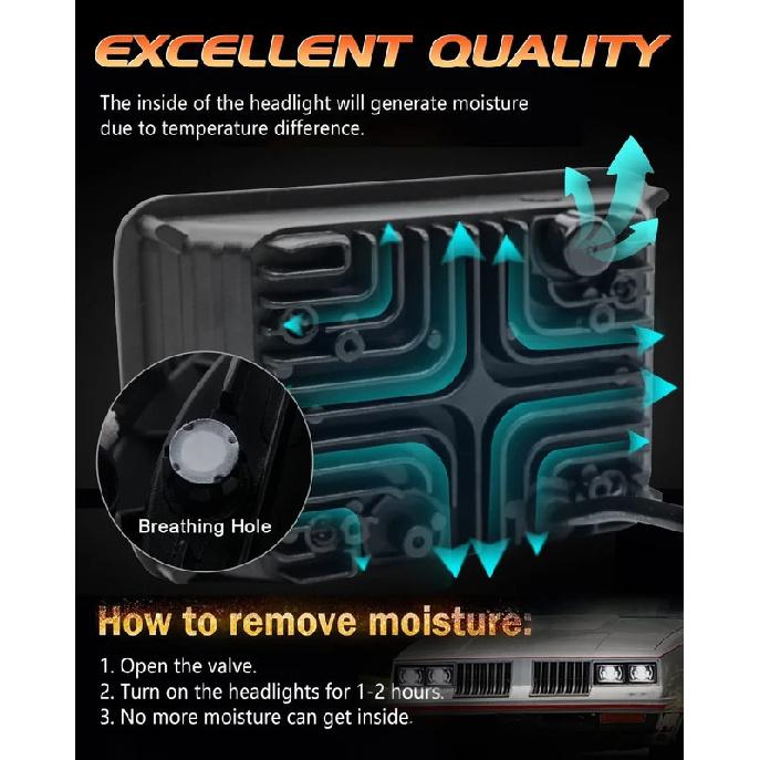 80 Вт 4X6 дюймов светодиодные фары H4 проектор дальнего и ближнего света рабочего света для H4651 H4652 H4656 H4666 автомобиль грузовик переоборудование Offraod