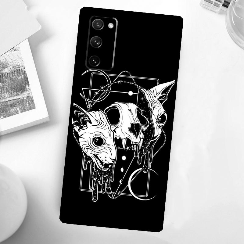 Сатанинский Сфинкс Чехол Для Samsung Galaxy S24 S23 S22 Ultra S21 S20 FE Note 10 Plus Note 20 S8 S9 S10 Чехол