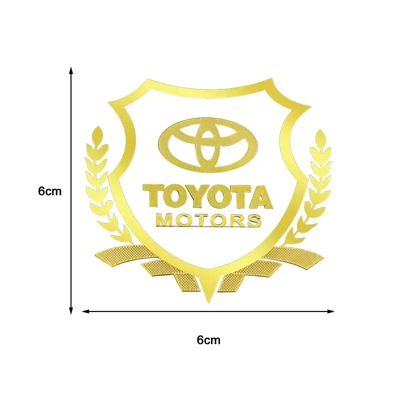 Car Stickers Wheat Badge Sticker Auto Body Side Window Trunk Decorative for Toyota Trd GR Corolla Avensis Yaris Rav4 Hilux Auris Camry