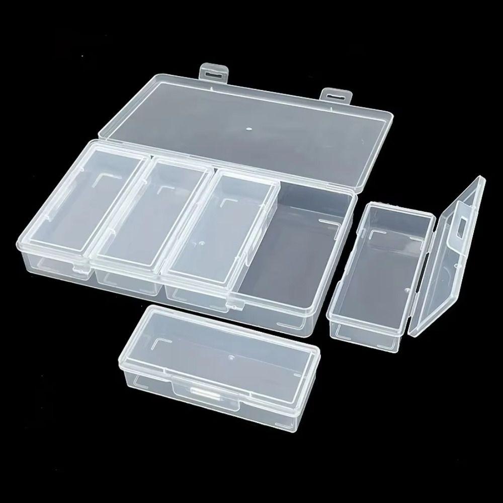 Clear Clear Storage Box Plastic Craft & Sewing Supplies Container Organizer Case Home Storage