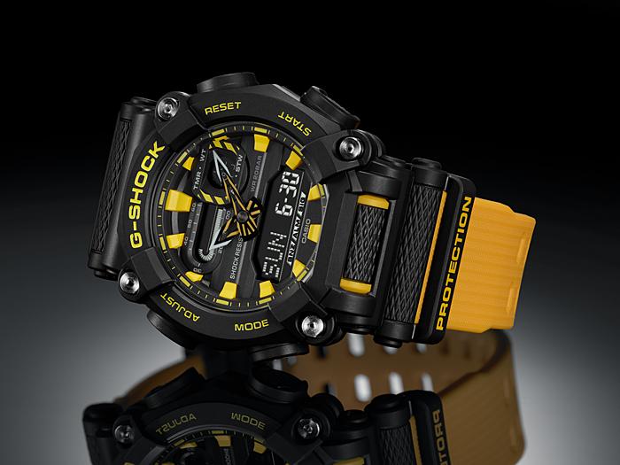 Casio Мужские часы G-SHOCK Аналоговые Кварцевые Ударопрочные Водонепроницаемые 200M Смола GA-900A-1A9