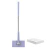 Flat Mop with Cloth Kitchen Bathroom House Mini Sweeper Mop with 360 Degree Rotation Dry Wet Easy Use Mop Household Cleaning Tool