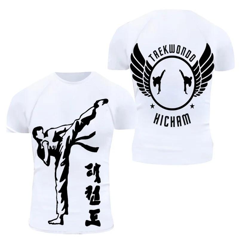 3D Printing Taekwondo T Shirt Men Children Sports Pattern Tees Summer Fashion Loose Short Sleeves Tops Harajuku Cool Tee Shirts