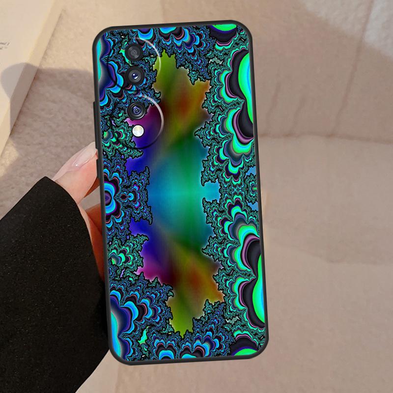 Vintage Ornament For Honor 90 70 50 Lite Magic 5 Pro 8X 9X Phone Case For Honor X8a X9a X7a X6a X9 X7 X8 X9b