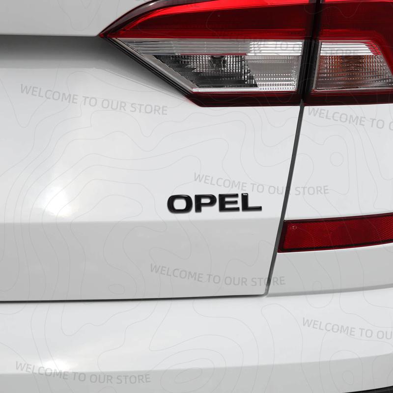 Zinc Alloy For OPEL Corsa Letter Logo OPC Line GTC Vauxhall Car Trunk 3D Metal Emblem Rear Body Badge Sticker Accessories