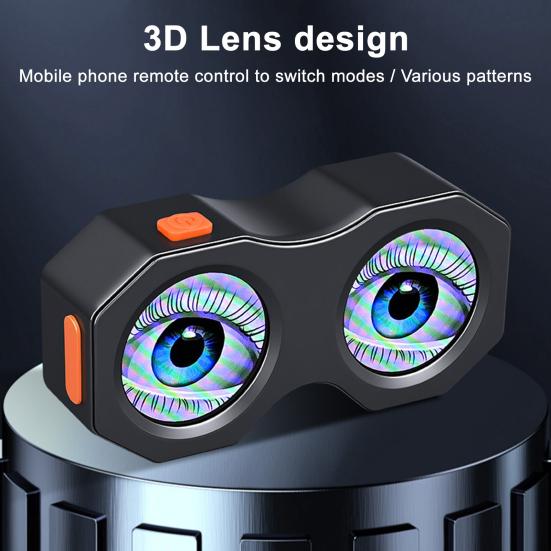 Задний фонарь для велосипеда Demon Eyes с управлением через приложение, водонепроницаемый IP64, перезаряжаемый через USB, предупреждающая задняя лампа для ночной езды на горном велосипеде, шоссейном велосипеде, МТБ