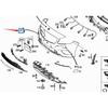 Mercedes-Benz A-Class W176 Крышка буксировочного крюка переднего бампера 1768851022