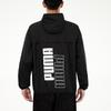 Puma Sports Casual Windproof Running Woven Jacket Men Jackets Black 846315-01