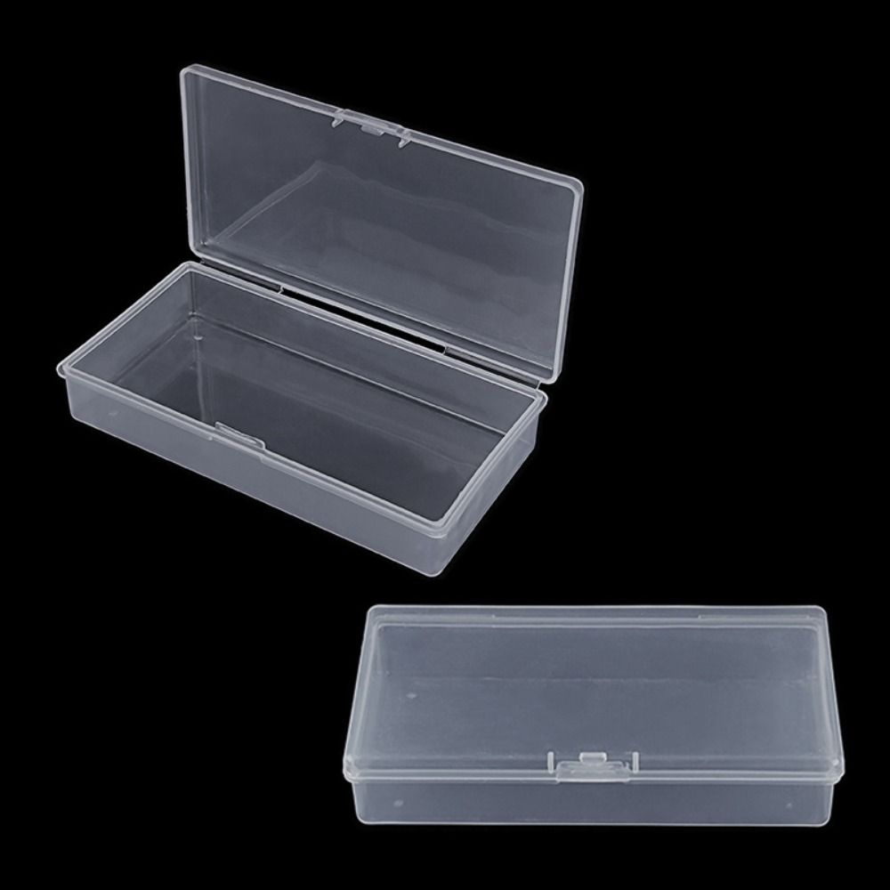 Квадратный контейнер для ювелирных бусин, прозрачный чехол для мелких предметов, упаковочные коробки, держатель для электроинструментов