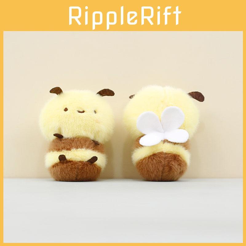 Плюшевый брелок в виде пчелы, милая коллекционная плюшевая игрушка с животным для детей и подростков, подарок