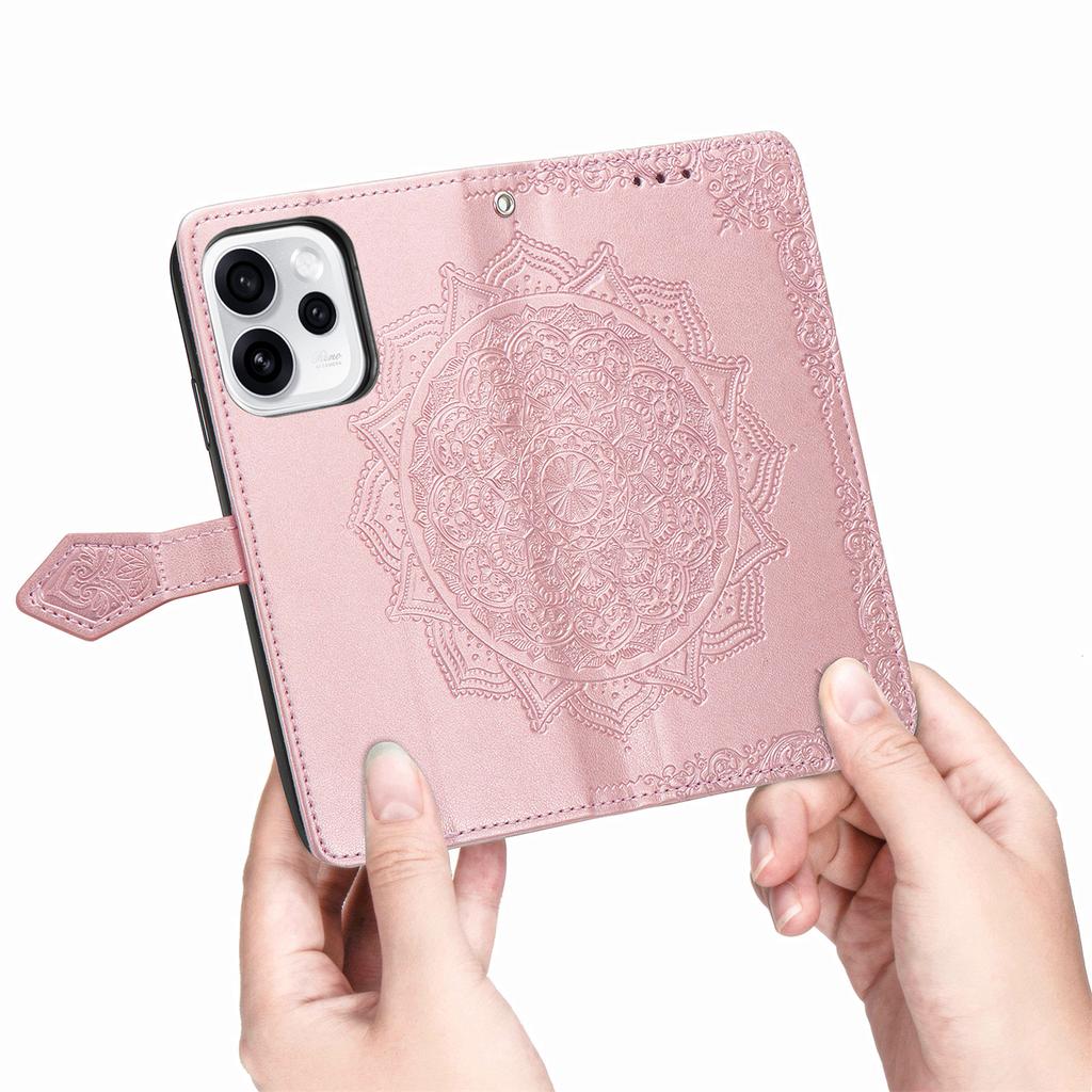 Mandala Embossed Leather Wallet Flip Case for Samsung Galaxy Note 20 Ultra Xcover 7 M53 M33 M15 M36 5G Card Slots Cover