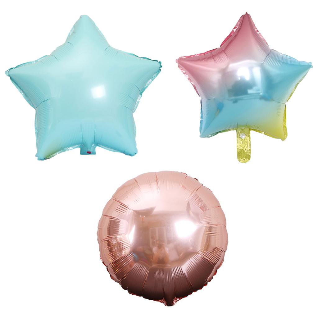 1 шт. Набор 18 дюймов Красные алюминиевые фольгированные шары в форме звезд для вечеринки по случаю дня рождения Фольгированные шары в форме звезд Фольгированные шары в форме звезд