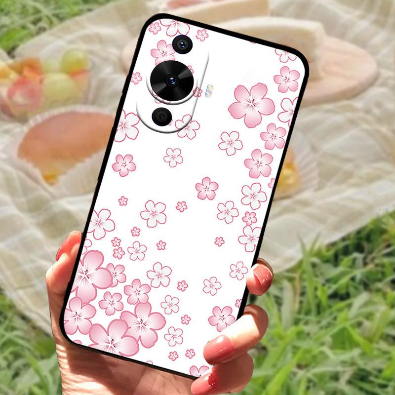 Для Huawei nova 12s Чехол Защитный Силиконовый Мягкий Черный Бампер Funda Coque для Huawei nova 12s Защитная Задняя Панель Телефона