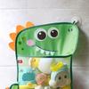 Dinosaur Animal Baby Bath Toys Organizer Kids Tidy Storage Suction Bathroom Bathtub Doll Hanging Bag Basket Mesh Bag Water Toys