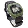 Casio СТАНДАРТНЫЕ ЦИФРОВЫЕ W-218H-3A Наручные часы для мужчин и женщин, Доступные, Хаки, Черные [Параллельный импорт]