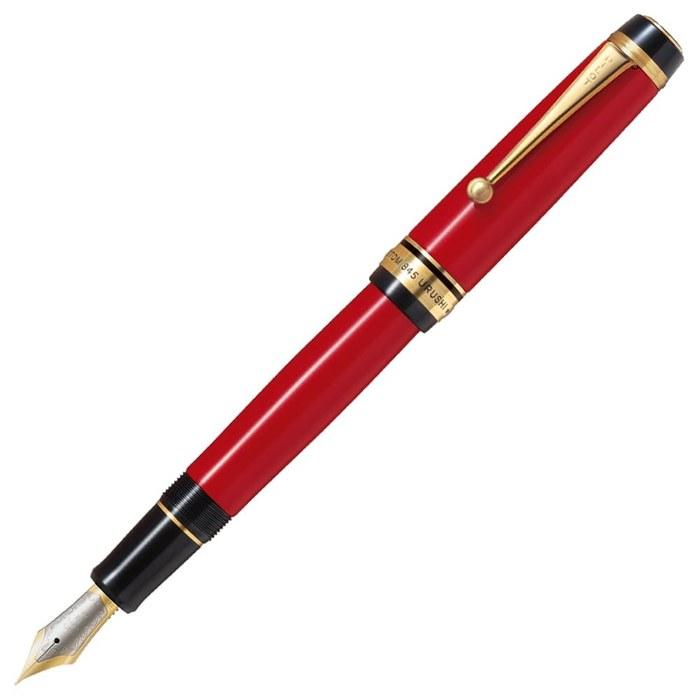 PILOT Custom 845 Fountain Pen, Fine Nib, Vermilion Red FKV5MRRF