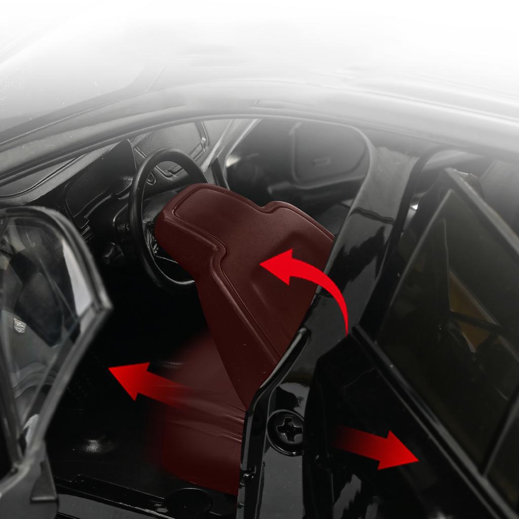 НОВИНКА 1:24 Cadillac XT6 Внедорожник Литой Модель Автомобиля Игрушка Металлическое Литье Под Давлением Оттяжная Машинка Со Звуком и Светом Игрушки для Коллекционирования Транспортное Средство