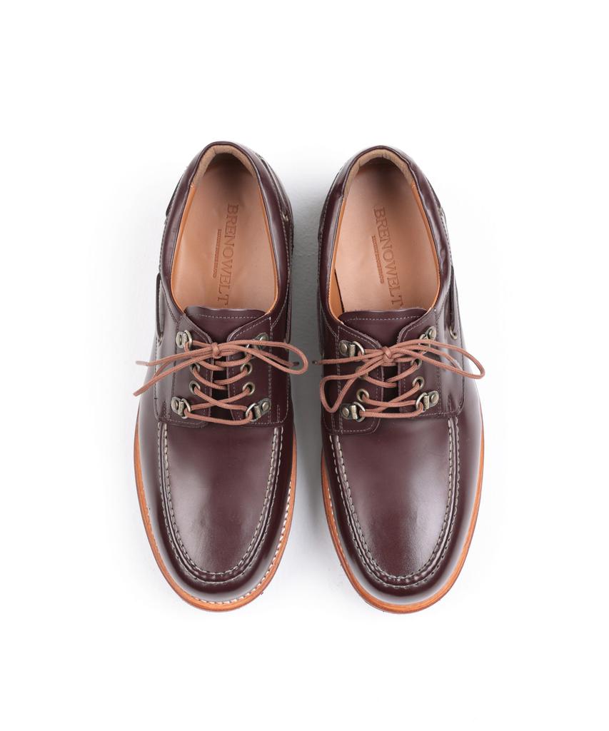 Brenowelt 580 Burgundy Box Boat Shoes Vibram Goodyear Welt