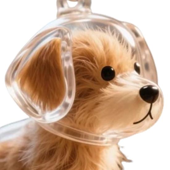 Бутылочка для хранения шерсти собаки, Брелок-мемориал для питомца, Прозрачный медальон для волос