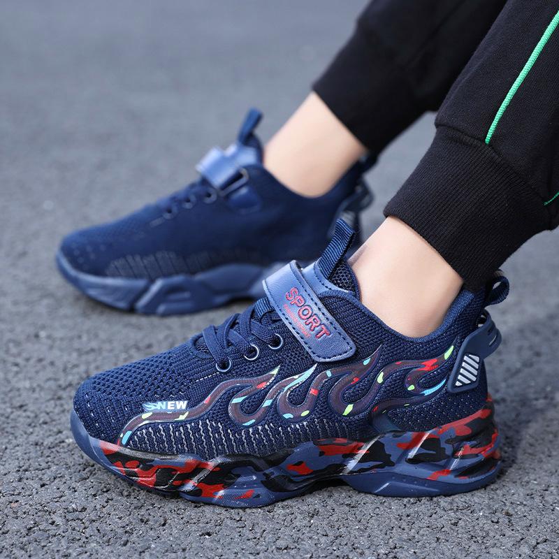 78 детская спортивная обувь для детей среднего и старшего возраста, обувь для папы, сетчатая дышащая обувь для учеников начальной школы, обувь для мальчиков