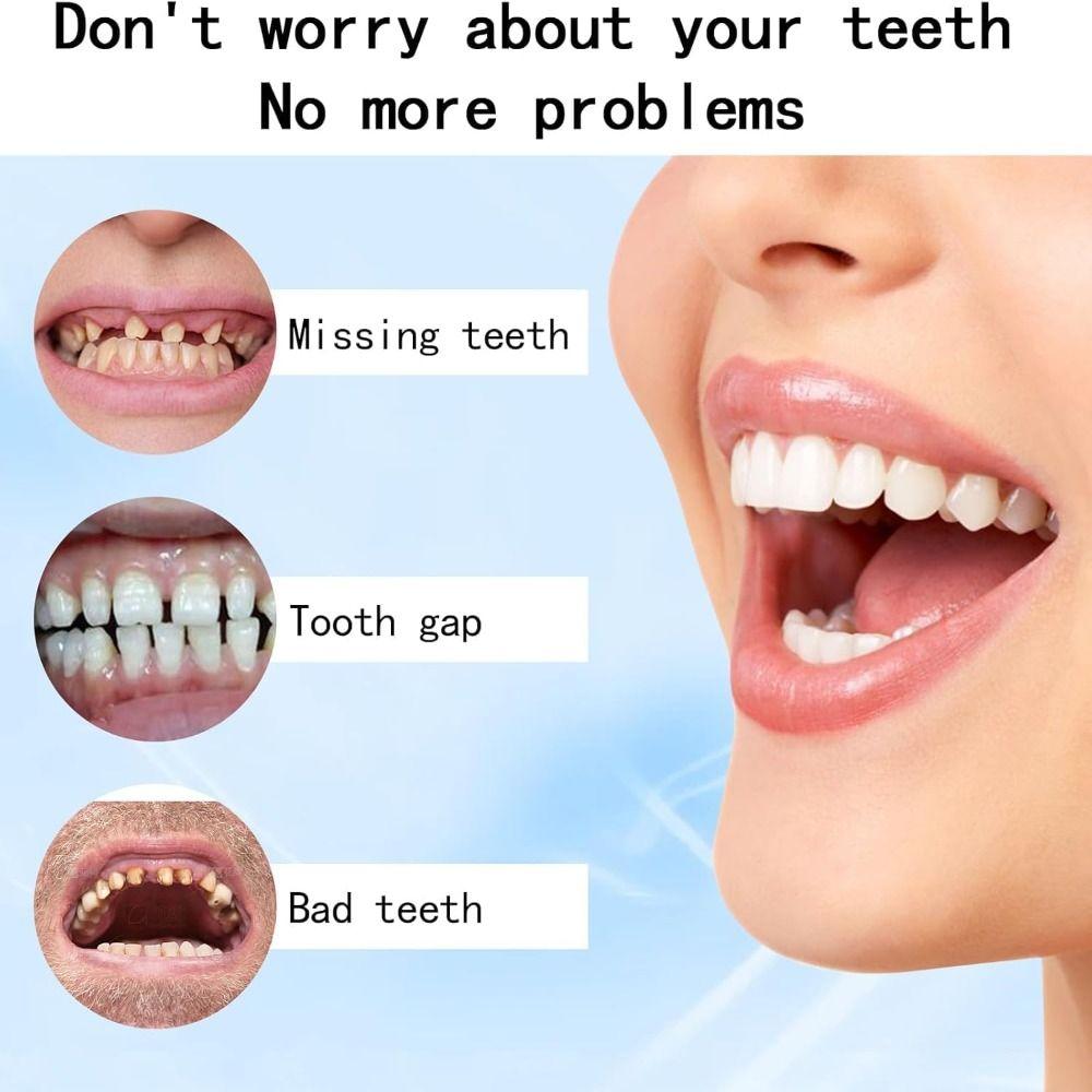 Виниры на зубы Силиконовая перебазировка Набор зубных протезов для зубных протезов Виниры Зубы