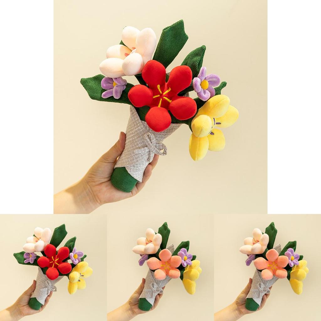 Очаровательный плюшевый мишка, украшение букета из цветов, идеально подходит для дома или в качестве подарка