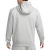 Nike Letter Print Hoodie With Drawstring Long Sleeve Men Tops Gray DX0784-063
