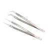 2 шт. пинцеты для технического обслуживания из нержавеющей стали, керамические, прямые, изогнутые, инструменты для ремонта электроники