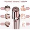 2026 Latest Model  Women's Facial Hair Remover, Rechargeable Painless Facial Hair Remover for Face, Lips, Chin with Velvet Bag, Gold