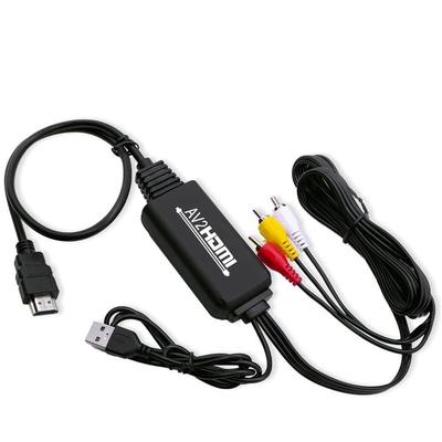 AV в HDMI RCA в HDMI Композитный RCA HDMI Аудио USB Совместим с Super VCR и другими аудиосовместимыми старыми рекордерами и многим другим Кабель, Конвертер,