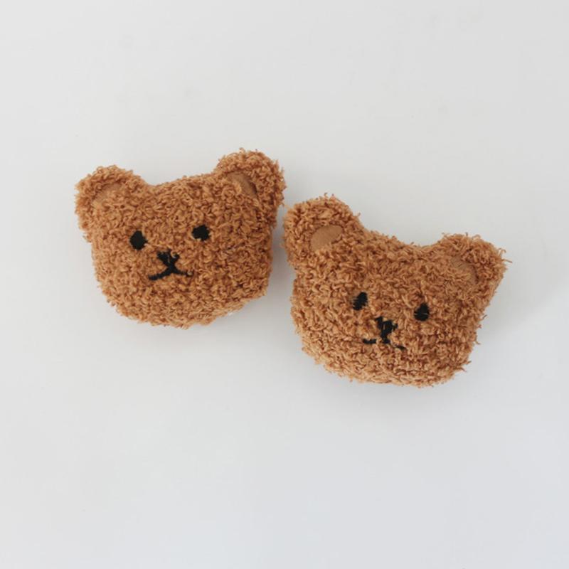 Милая мультяшная плюшевая брошь в виде медведя для девочек, одежда, бейджи, рюкзаки, кулон