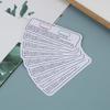 10Pcs High Quality Light Test Cards Uva Uvc Test Cards Light Wavelength Indicator Cards