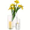 3/4 шт. Стеклянная ваза, настольные украшения, сухие цветы, гидропонная система, свадебные принадлежности, ваза, подсвечник, набор, минималистский, 2 комбинации