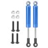 2Pcs RC 80mm Aluminum Builtin Spring Shock Absorber Damper for TRAXXAS SLASH 2WD RC Car(Blue )