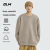 Модный мужской свитшот GLM 2025 с принтом и круглым вырезом