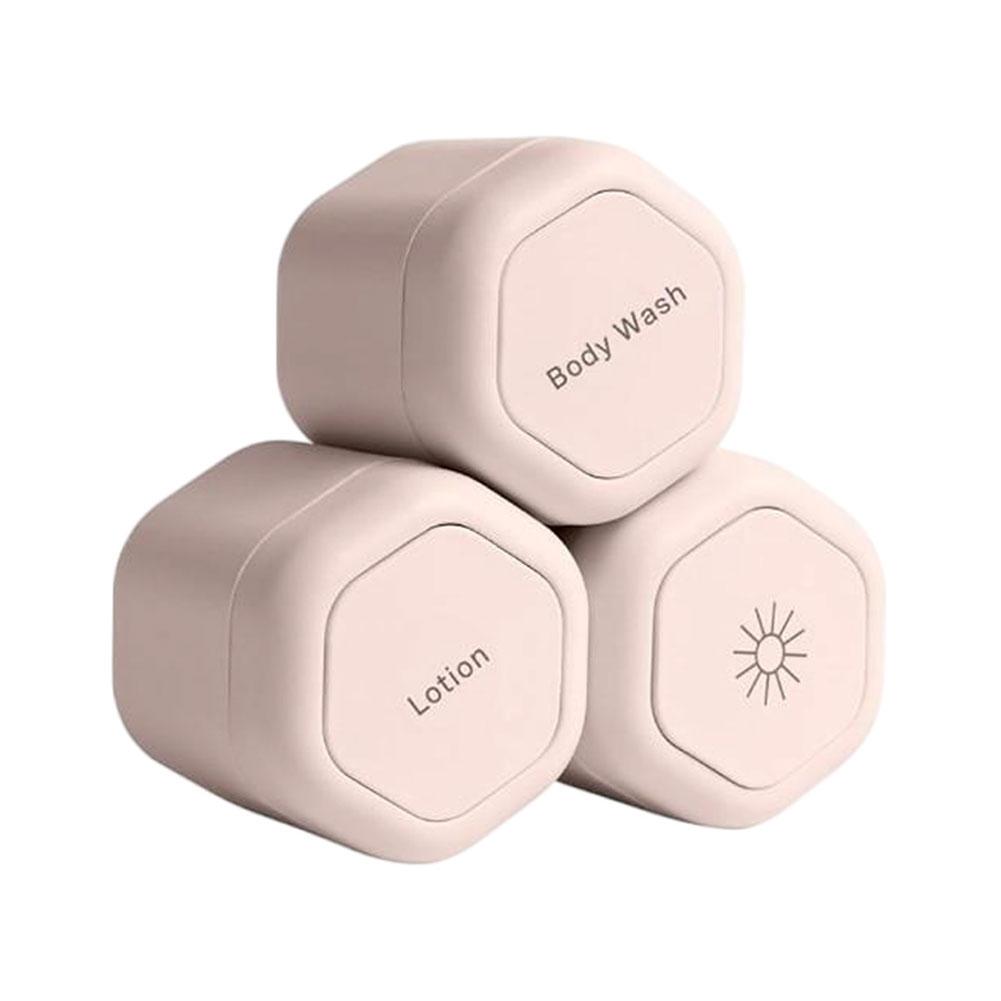 3 шт./лот Магнитные Дорожные Многоразовые Бутылочки Контейнер Уход за Телом Капсула Портативный Косметический Диспенсер Для Путешествий Пустые Контейнеры