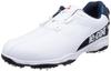 Coq Golf Shoes Spike Dial Type Waterproof Hold Adjustment Fit Soft Comfort Standard QQ2VJA12AT WH00 Cm [Le Sportif] [Limited Distribution] (White)