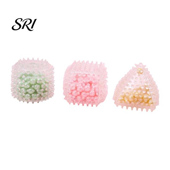 Hand Therapy Ball Stress Relief Milk Tea Toy Slow Rising Bead Filled Shell Cat Paw Reliever Geometry Squeeze Pinch Focus Aid Anti-anxiety Relaxation