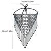 Tassel Rhinestone Mask Bling Masquerade Mask Reusable Face Cover  Women