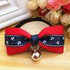 Bowknot Metal Bell Pendant Fashion Printed Pet Dog Cat Puppy Bow Tie Collar
