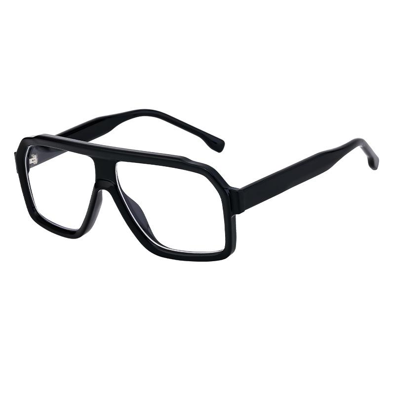 Квадратные солнцезащитные очки оверсайз для мужчин Классический роскошный бренд Модные металлические очки с большой оправой Стильные солнцезащитные очки